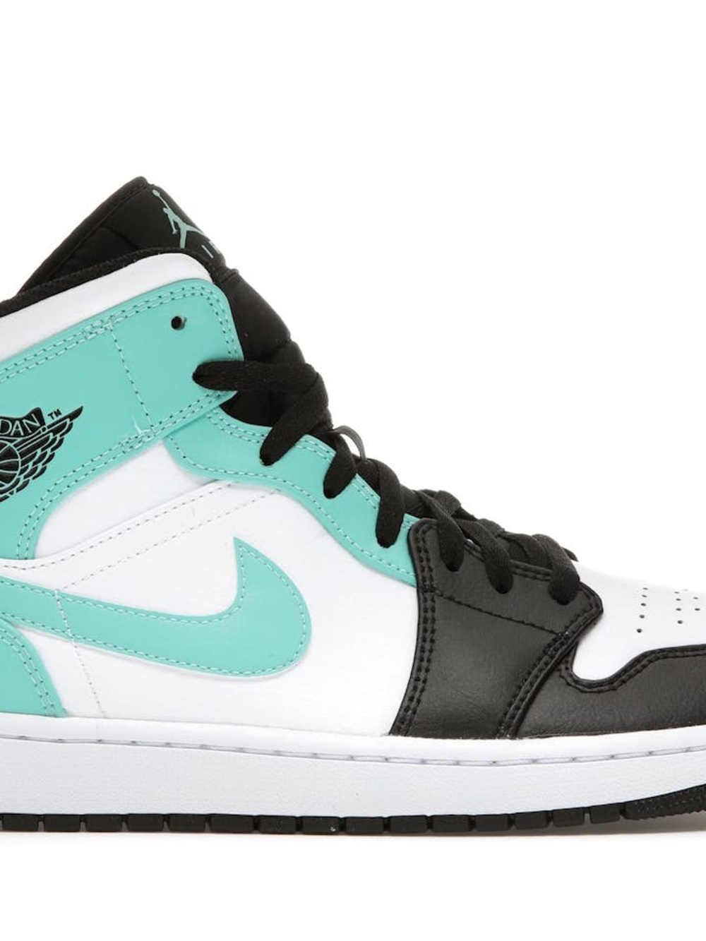 Nike Air Jordan 1 Mid - White/Black/Turquoise